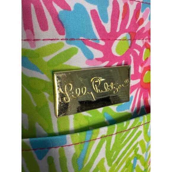 Lilly Pulitzer Pink Floral Insulated Cooler Bag W/ Double Handles & Adjustable S - Picture 12 of 14